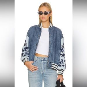 NWT Free People We the Free Team Spirit Jacket